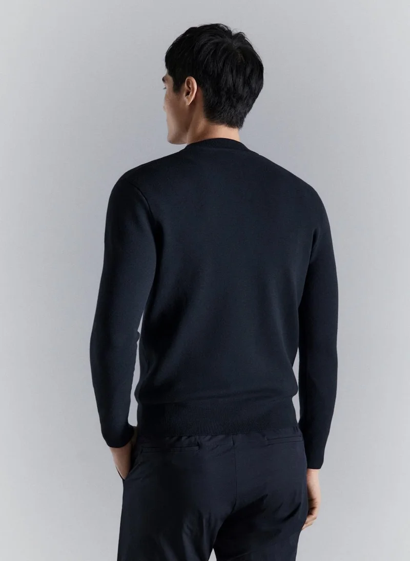 مانجو مان Comfort stretch knit cardigan